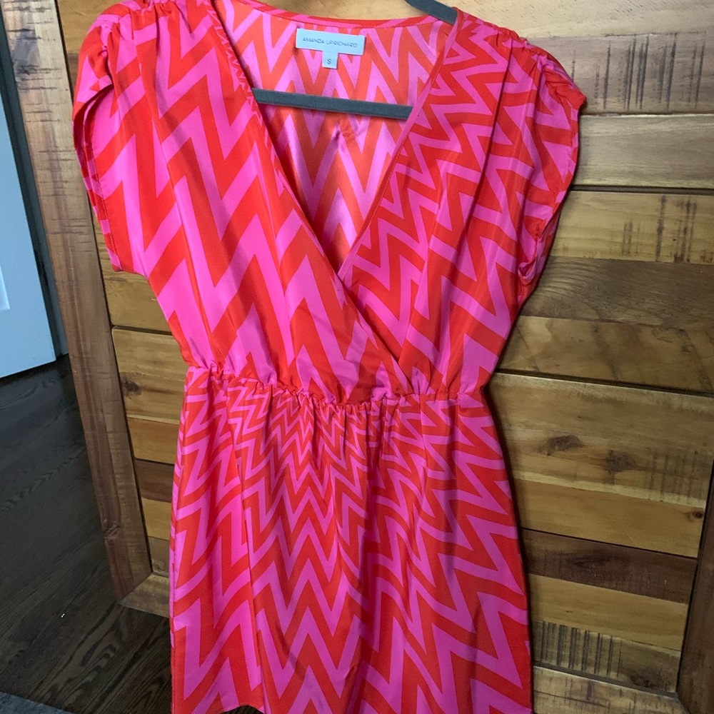 Amanda uprich silk dress